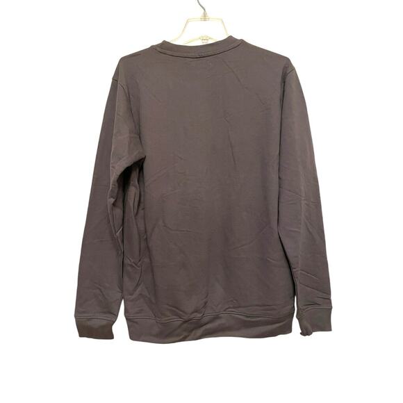 Bolongaro Trevor Lounge Crew Sweatshirt‎ Men Size Large Gray Skull Embroidered - Picture 3 of 8